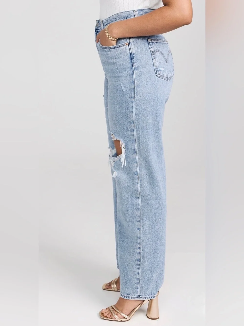 Levi’s Premium Ribcage Wide Leg Jeans, Style #LEIV21115, Size 31, NWOT - Picture 3 of 9